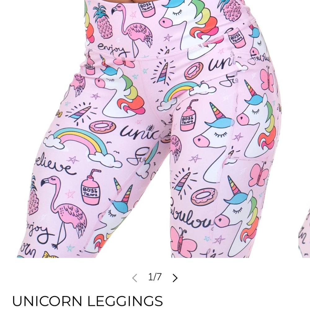NEW CVG Magical Unicorn Leggings + Bra Size: Medium